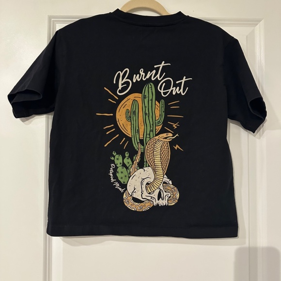 Octopied Mind Burnt Out T-Shirt - Picture 5 of 6